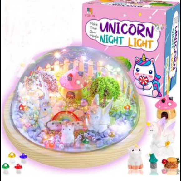 💥Unicorn Crafts for Kids,Make Your Unicorn Night Light - Picture 5 of 6